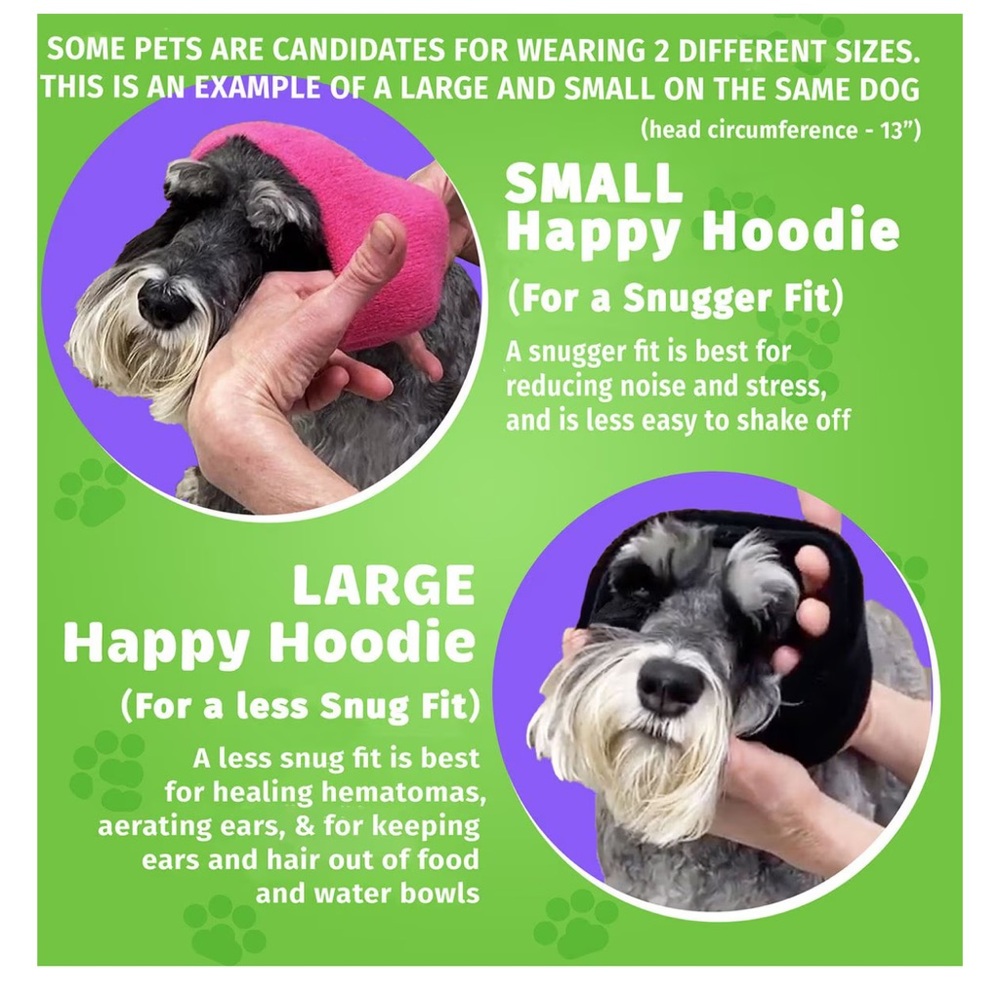 Purple Happy Hoodie Calming Band for Dogs & Cats - Picture 6 of 8